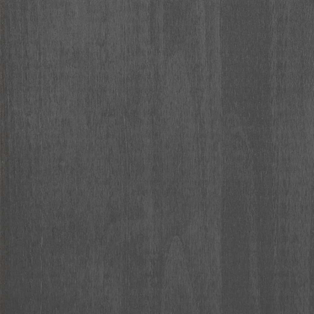 Skjenk HAMAR mørkegrå 113x40x80 cm heltre furu