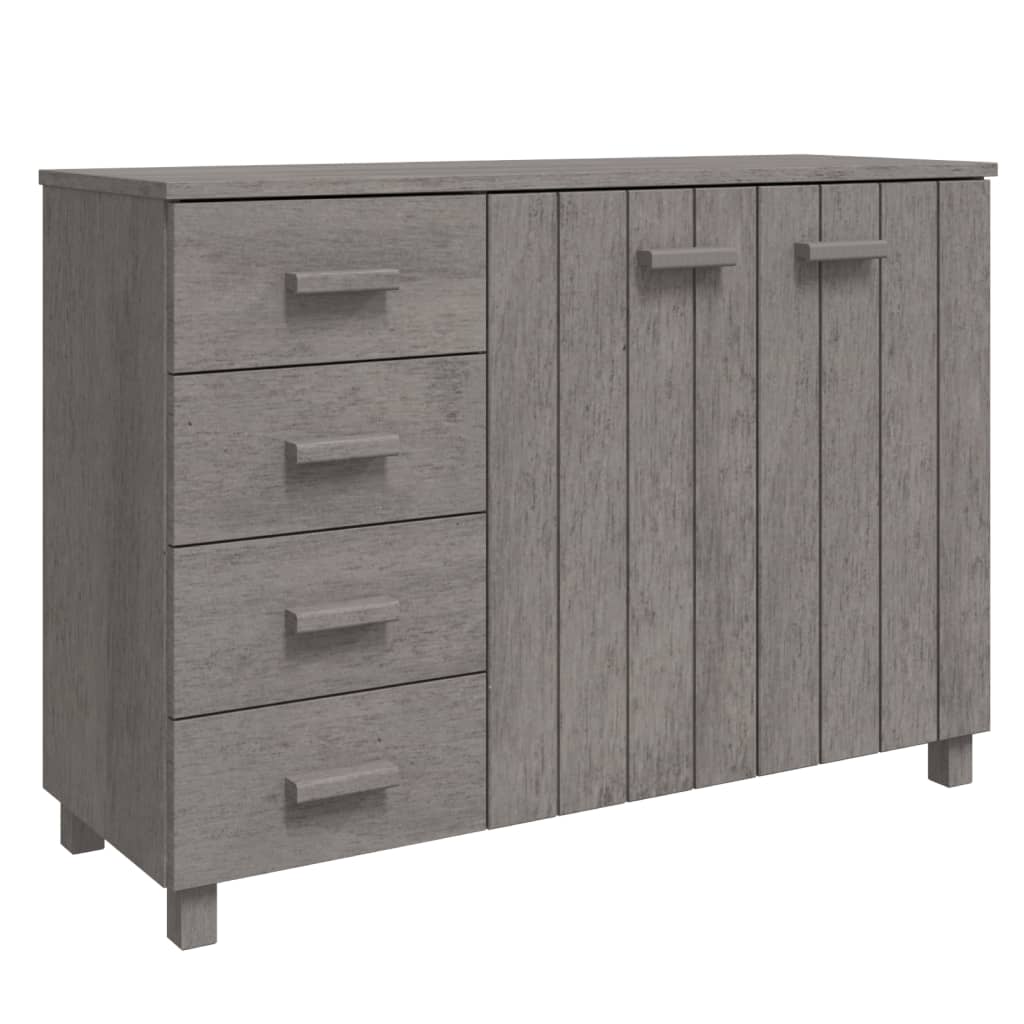 Skjenk HAMAR lysegrå 113x40x80 cm heltre furu