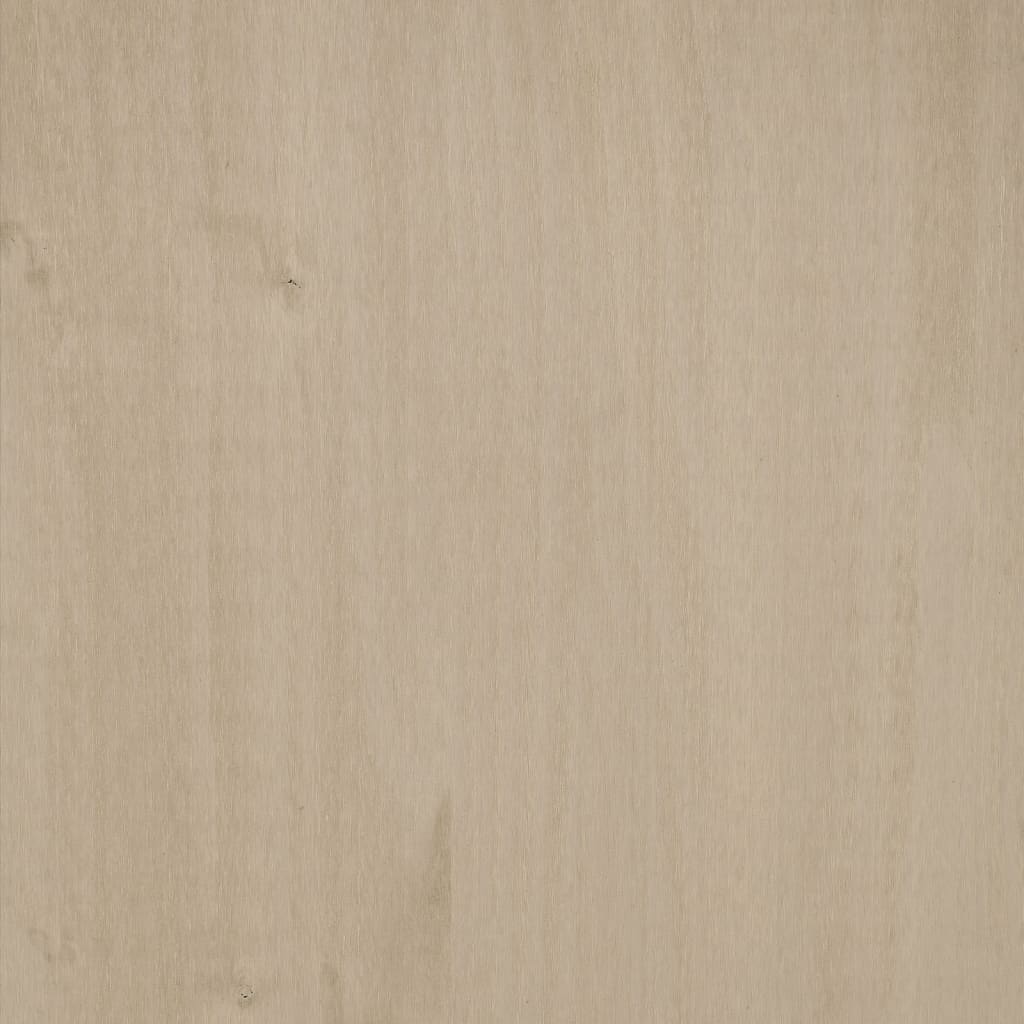 Garderobe HAMAR honningbrun 89x50x180 cm heltre furu