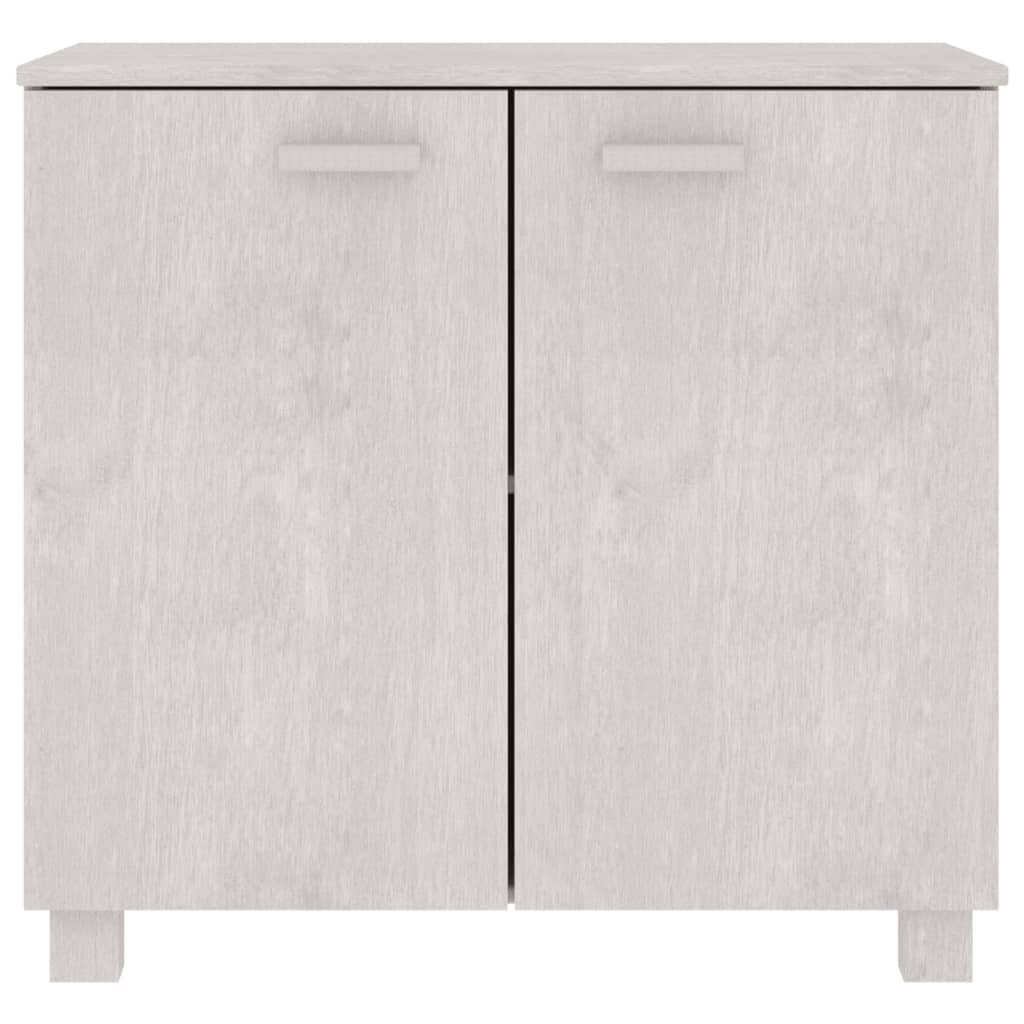 Skjenk HAMAR hvit 85x35x80 cm heltre furu
