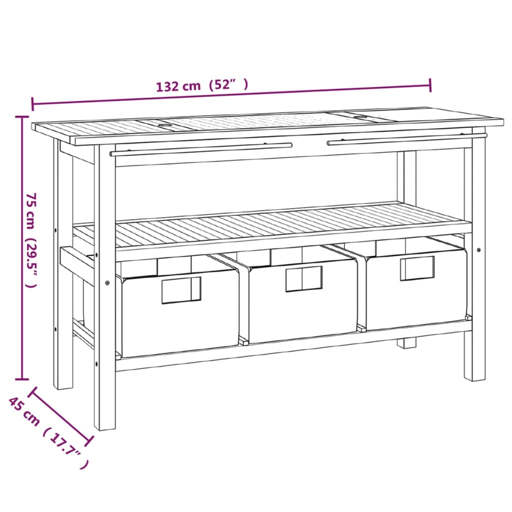 Baderomshylle med svarte marmorvasker heltre teak