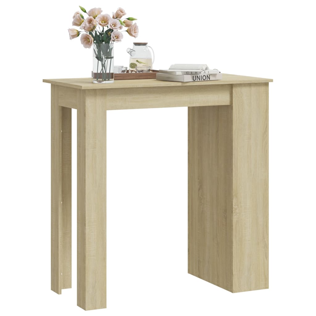 Barbord oppbevaring sonoma eik 102x50x103,5 cm konstruert tre