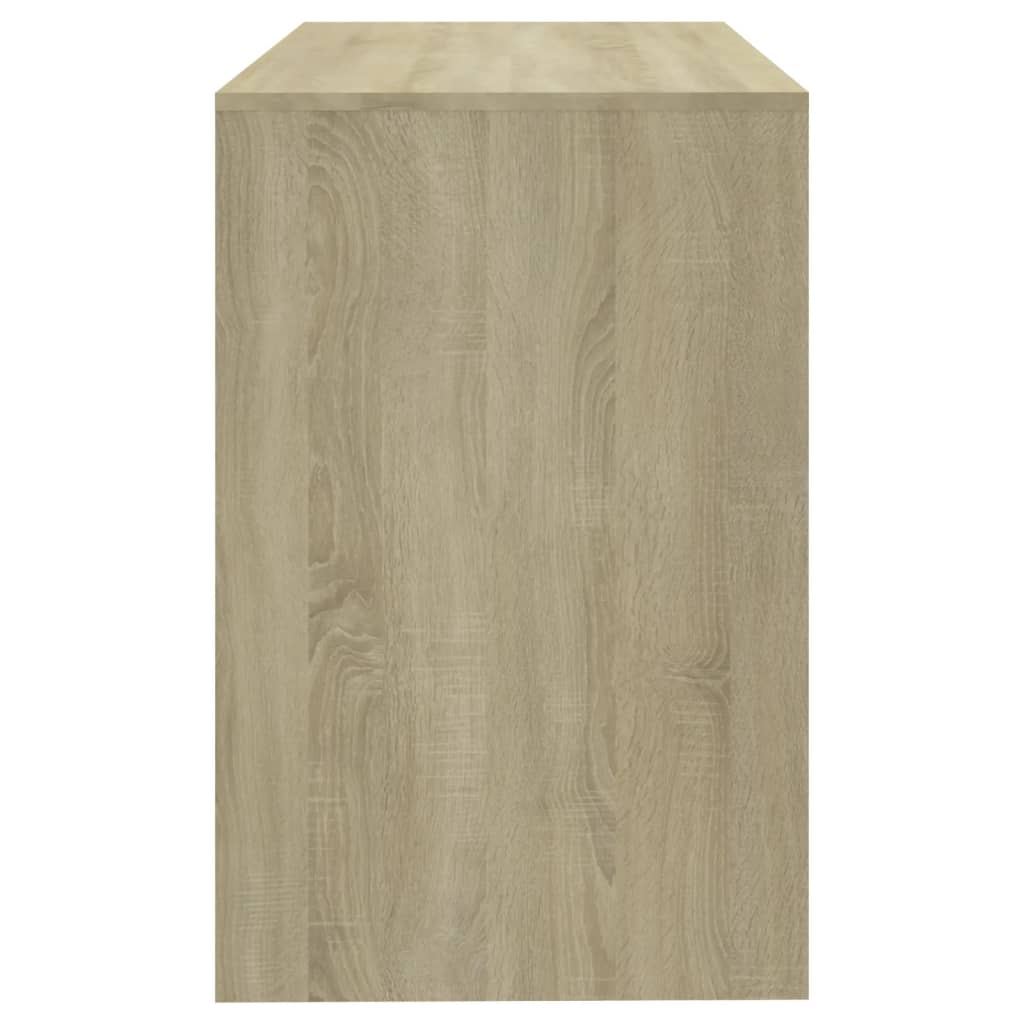 Skrivebord sonoma eik 101x50x76,5 cm konstruert tre