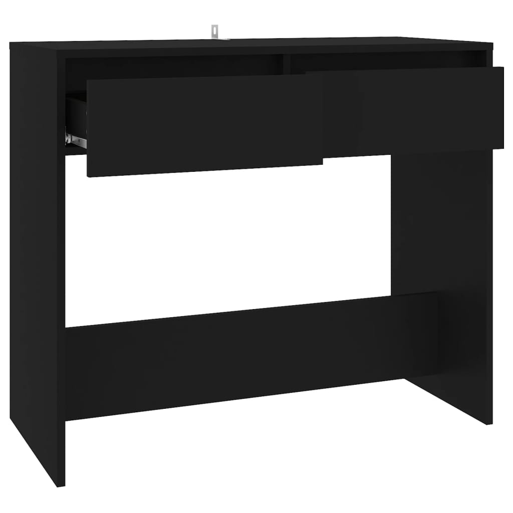 Konsollbord svart 89x41x76,5 cm stål