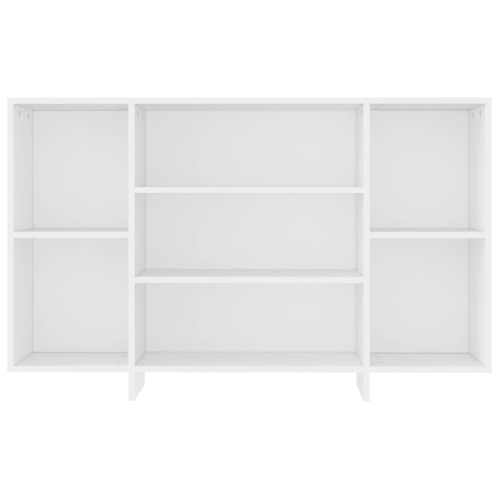 Skjenk hvit 120x30x75 cm konstruert tre