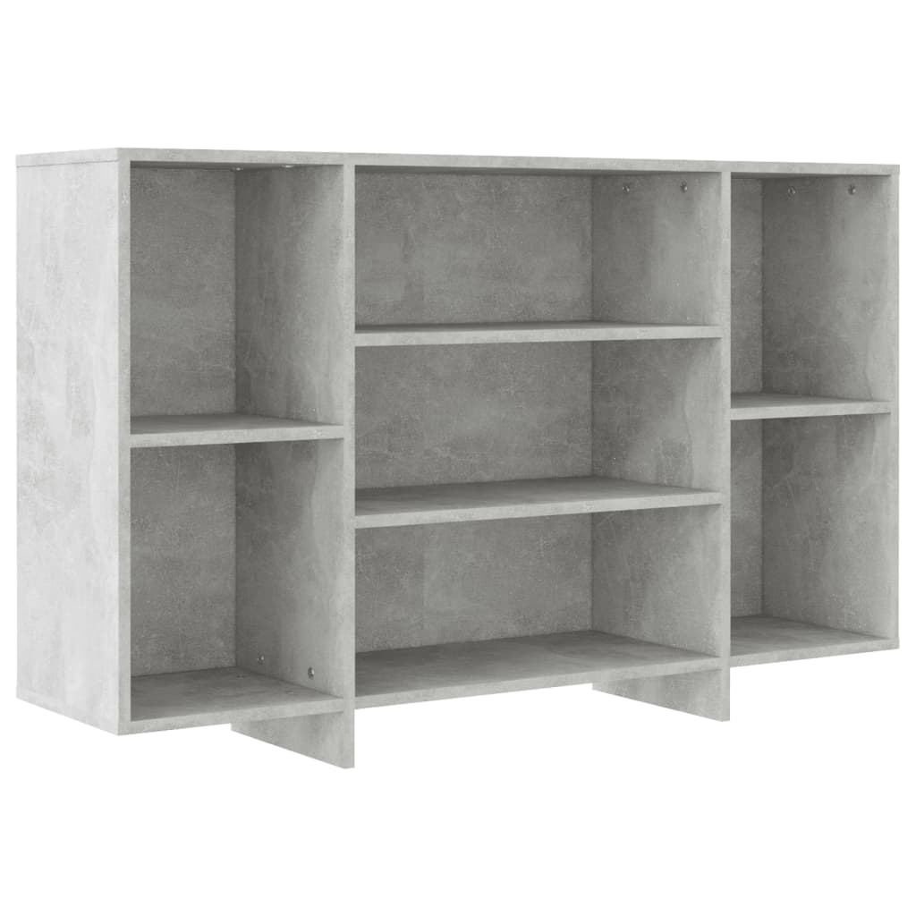 Skjenk betonggrå 120x30x75 cm konstruert tre