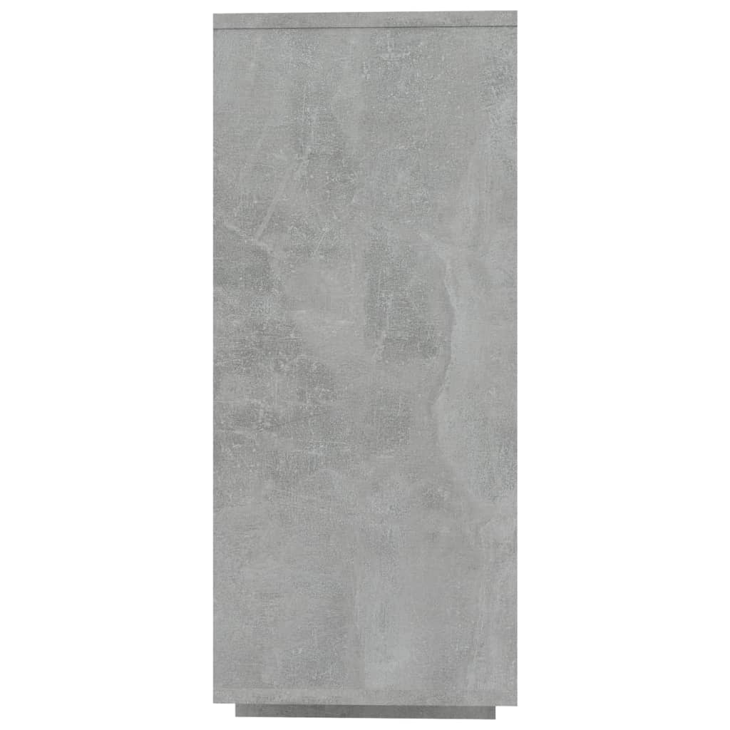 Skjenk betonggrå 120x30x75 cm konstruert tre