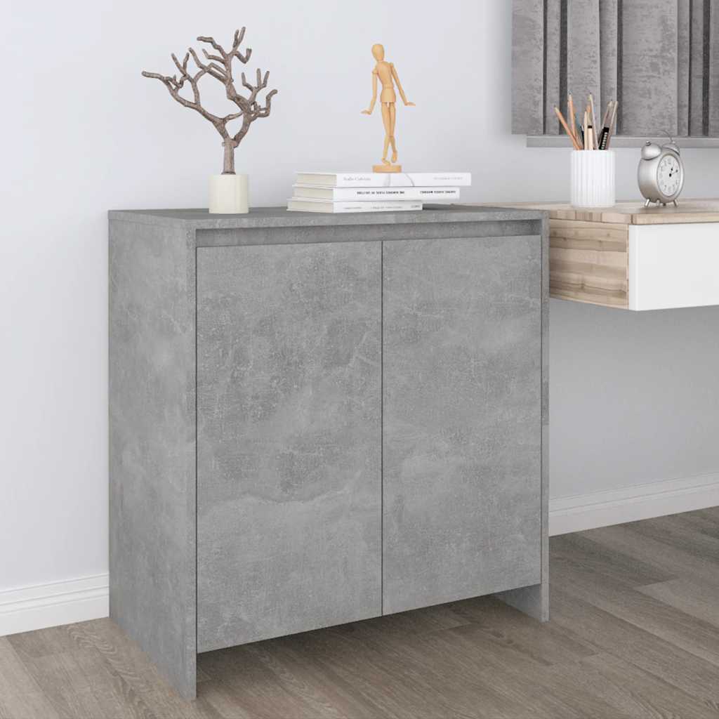Skjenk betonggrå 70x41x75 cm konstruert tre