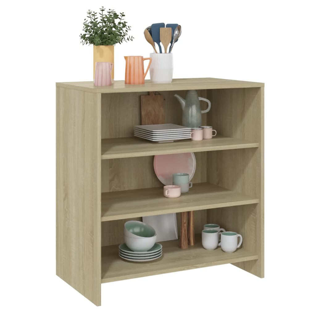 Skjenk sonoma eik 70x40,5x75 cm konstruert tre