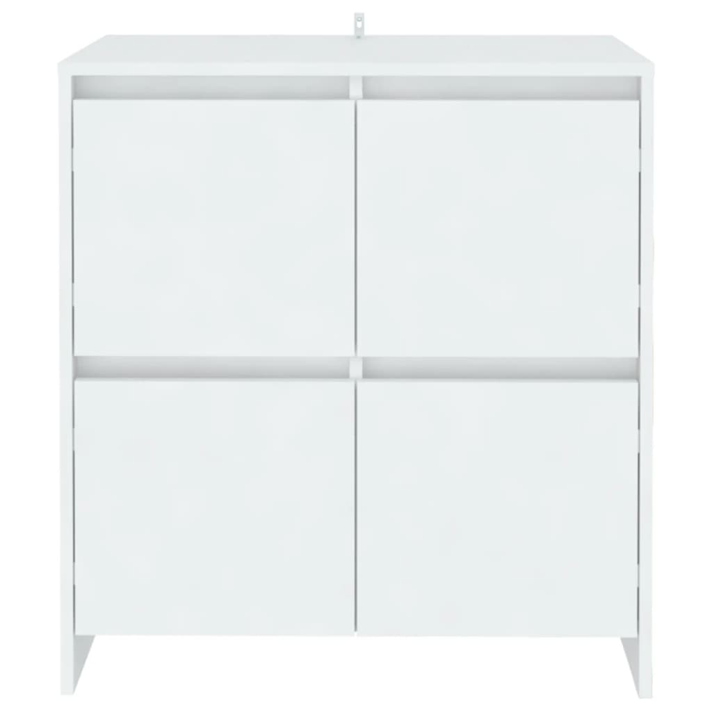Skjenk hvit 70x41x75 cm konstruert tre