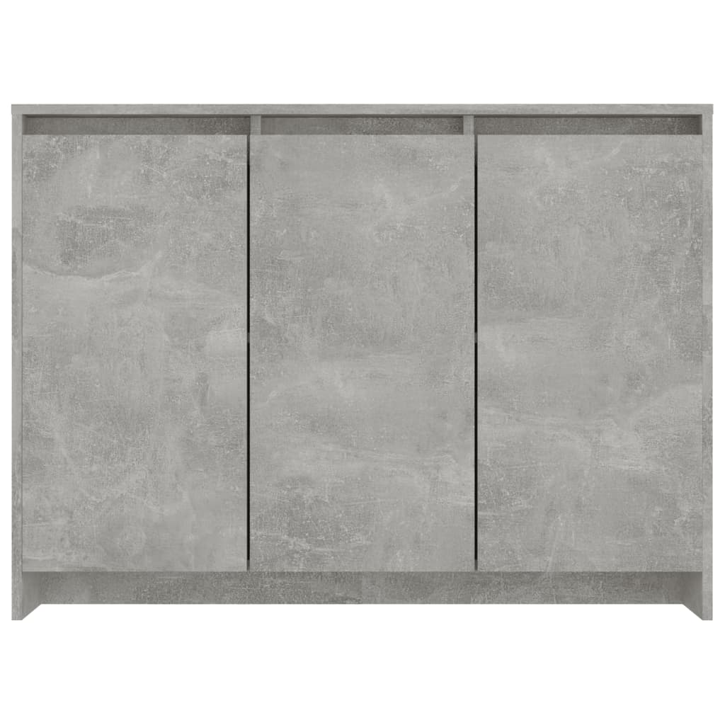 Skjenk betonggrå 102x33x75 cm konstruert tre