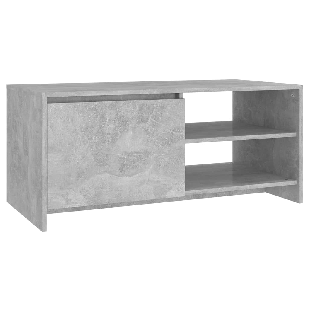 Salongbord betonggrå 102x50x45 cm konstruert tre