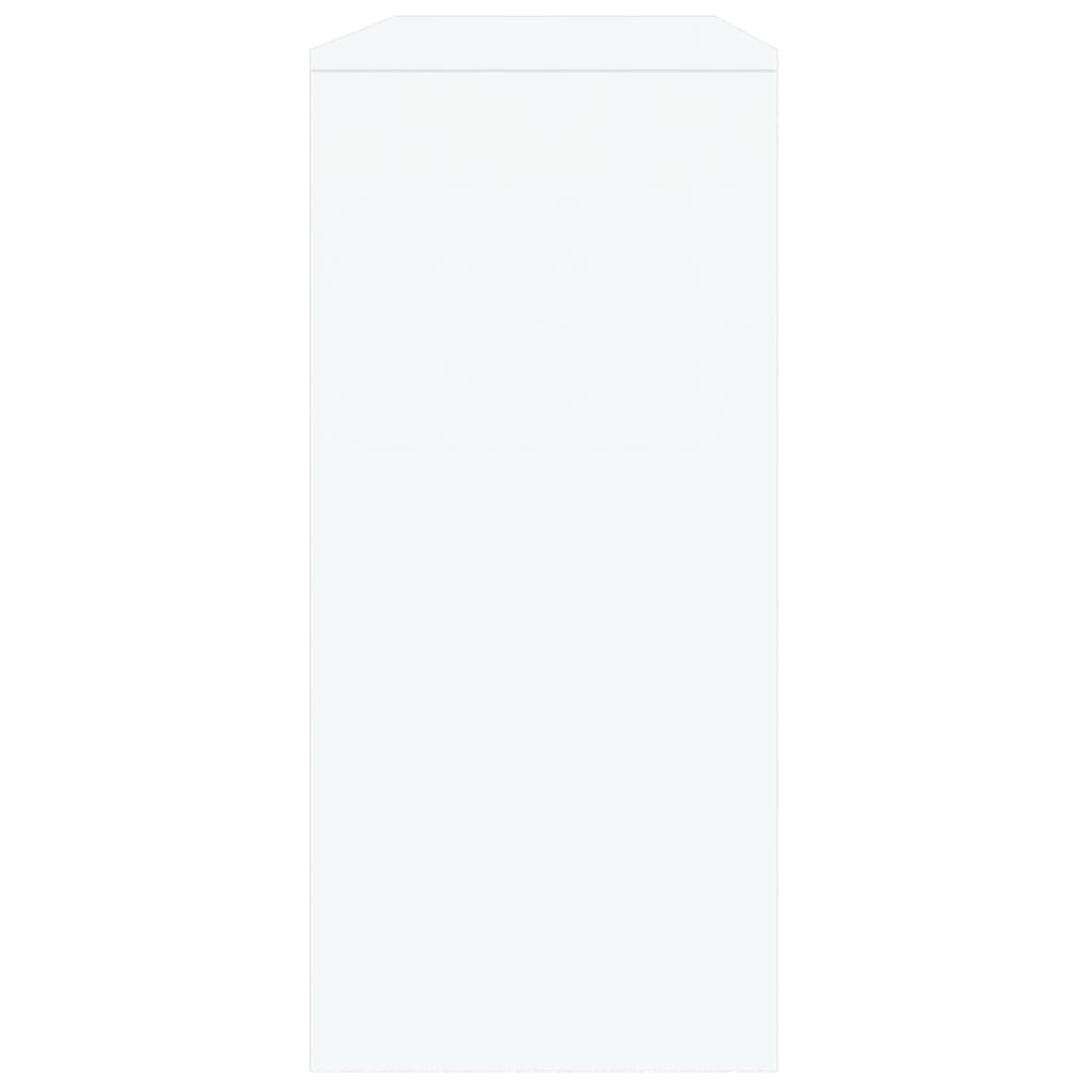 Konsollbord hvit 100x35x76,5 cm konstruert tre