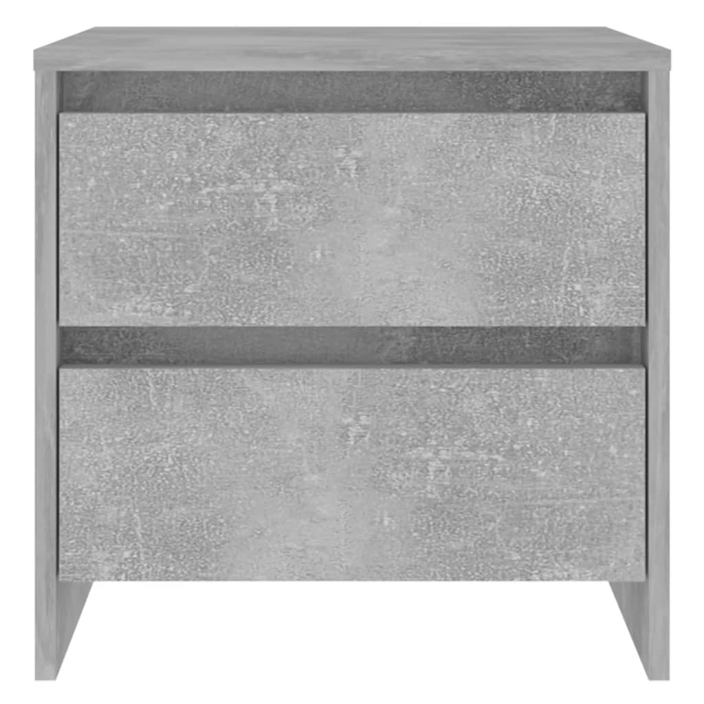 Nattbord betonggrå 45x34,5x44,5 cm konstruert tre
