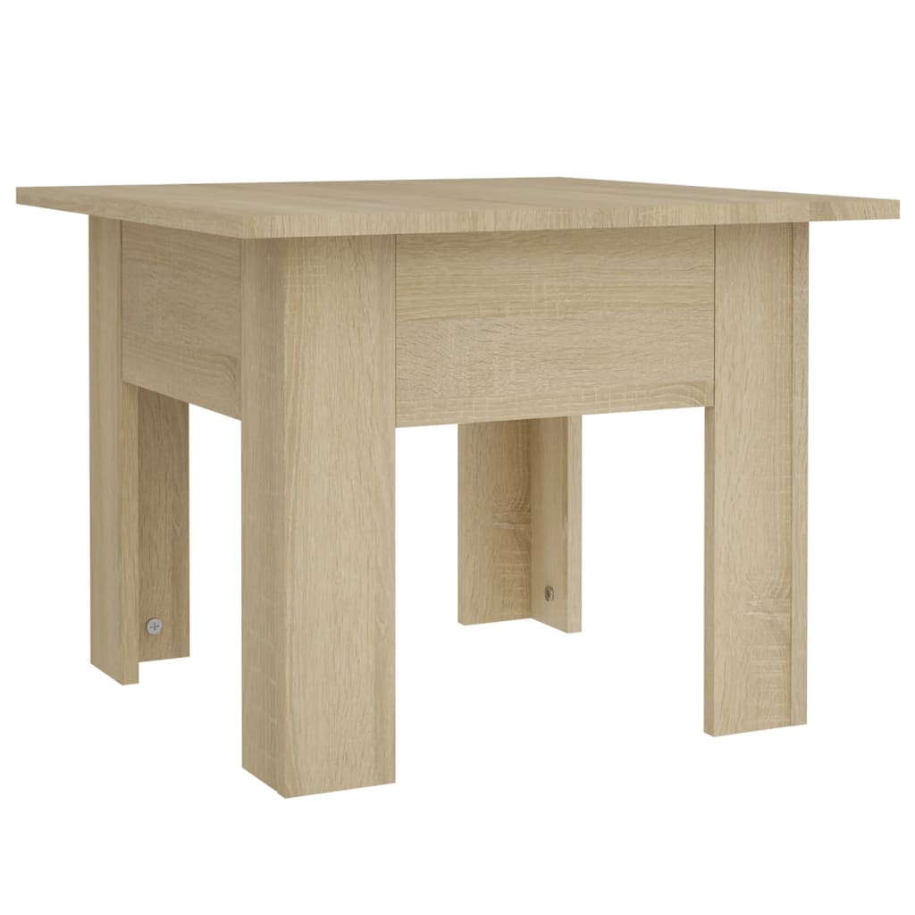 Salongbord sonoma eik 55x55x42 cm konstruert tre