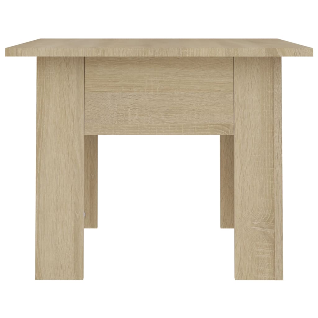 Salongbord sonoma eik 55x55x42 cm konstruert tre