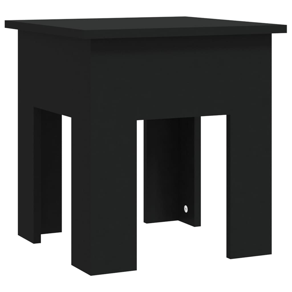 Salongbord svart 40x40x42 cm konstruert tre