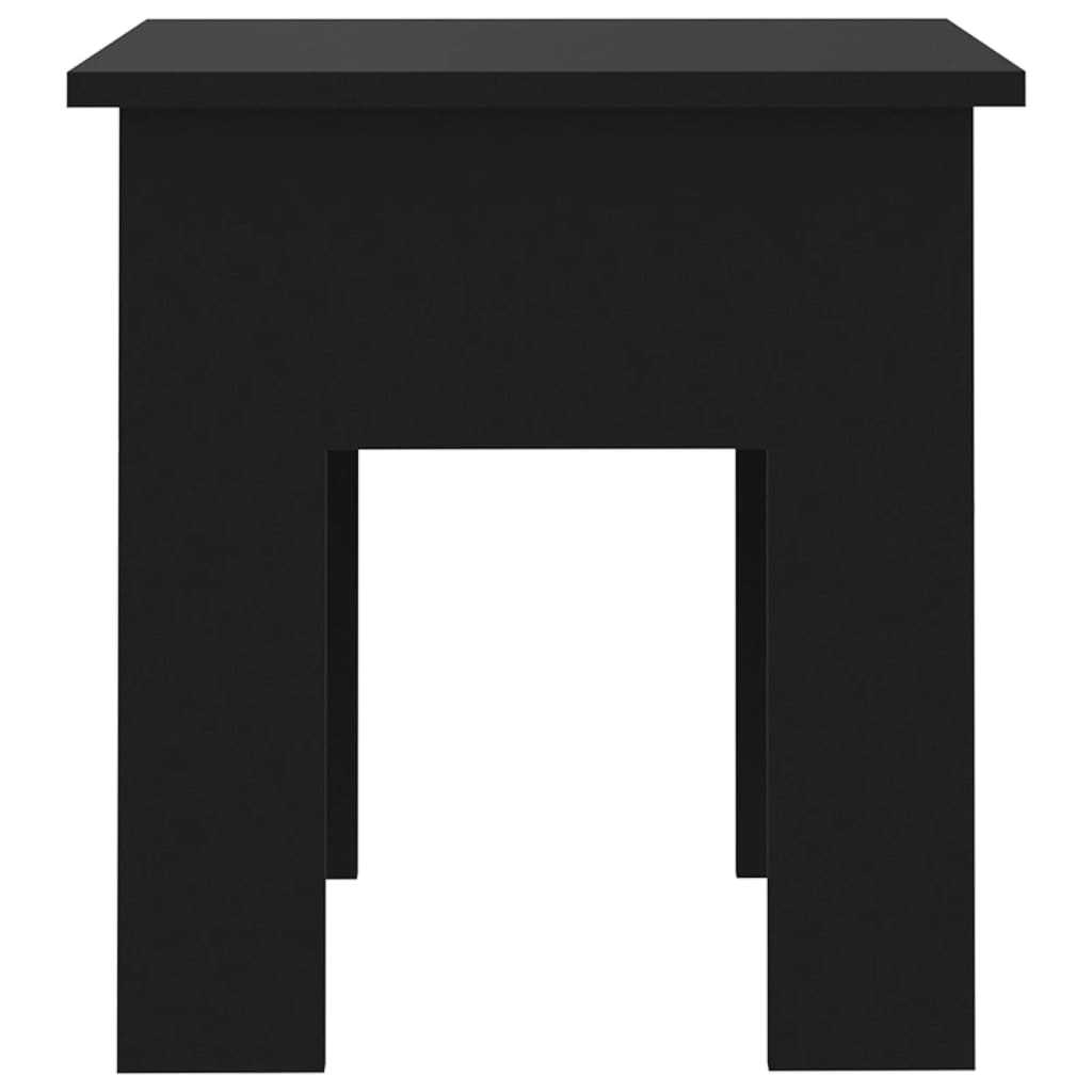 Salongbord svart 40x40x42 cm konstruert tre