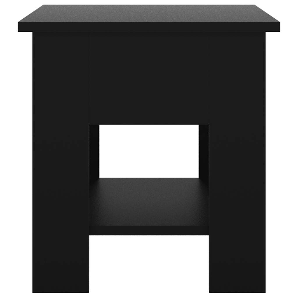 Salongbord svart 40x40x42 cm konstruert tre