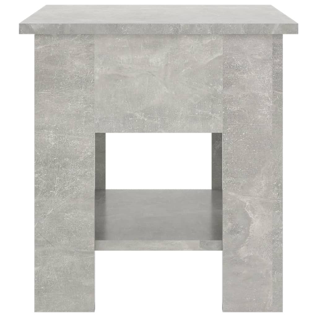 Salongbord betonggrå 40x40x42 cm konstruert tre