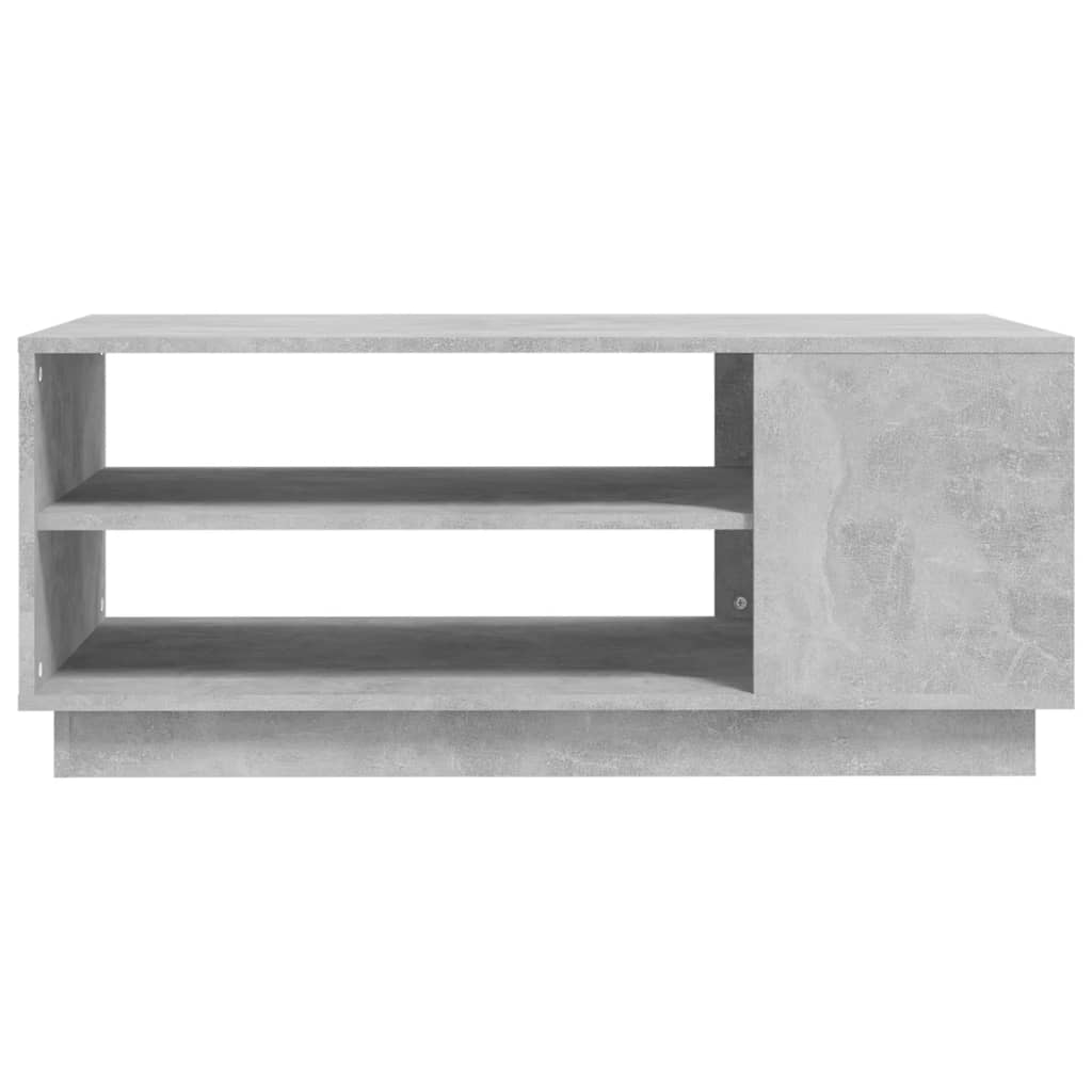 Salongbord betonggrå 102x55x43 cm konstruert tre