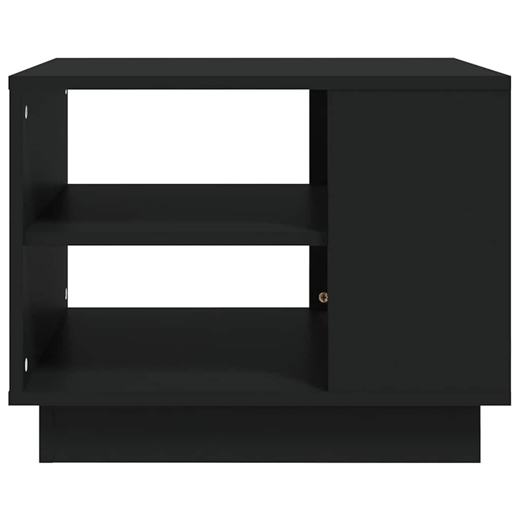 Salongbord svart 55x55x43 cm konstruert tre