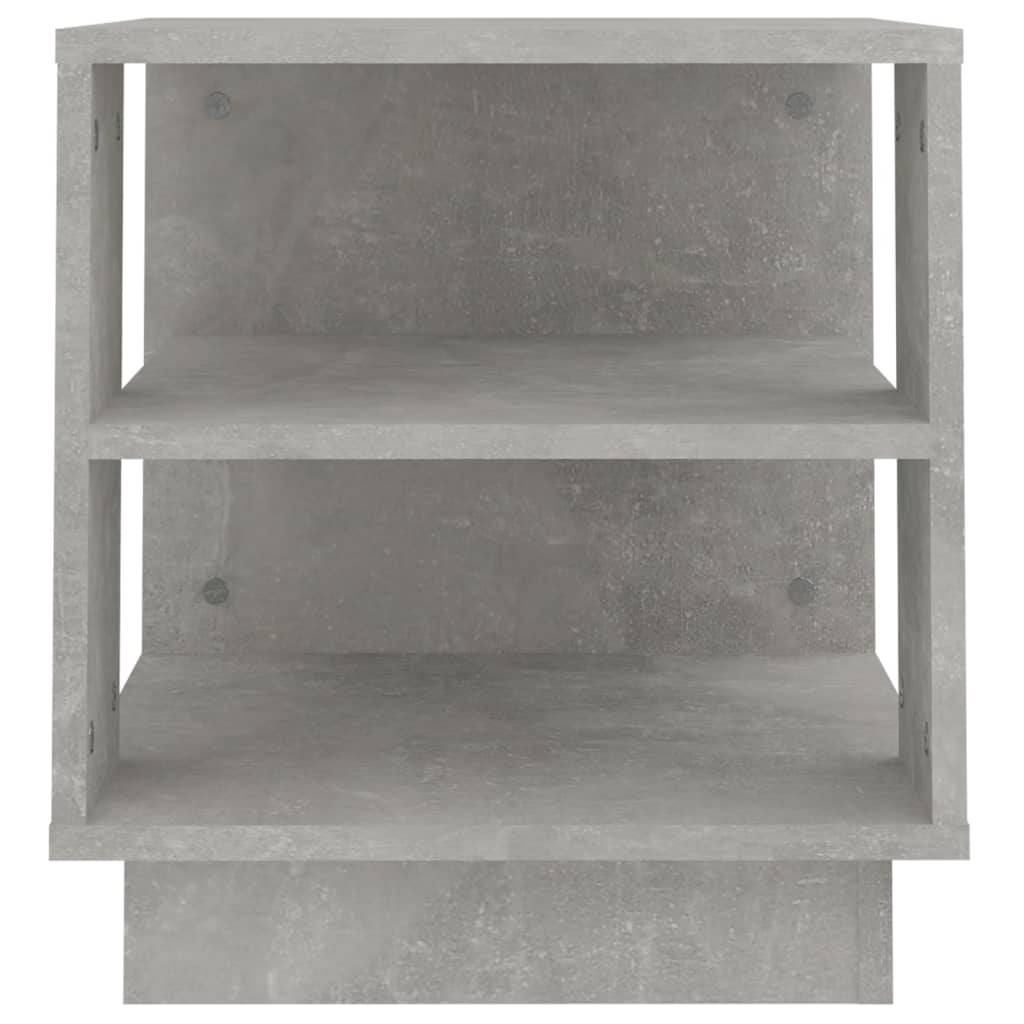 Salongbord betonggrå 40x40x43 cm konstruert tre