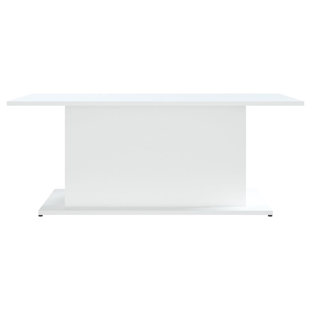 Salongbord hvit 102x55,5x40 cm konstruert tre