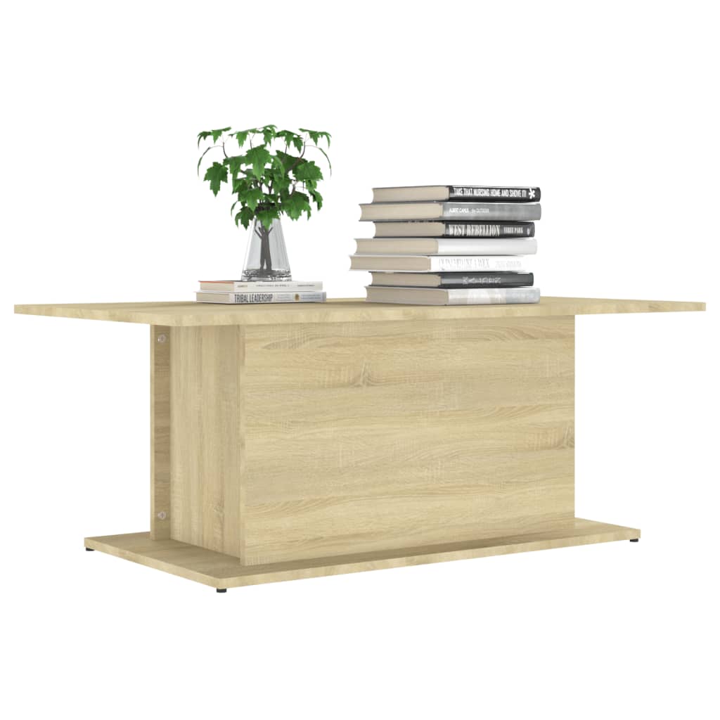 Salongbord sonoma eik 102x55,5x40cm konstruert tre