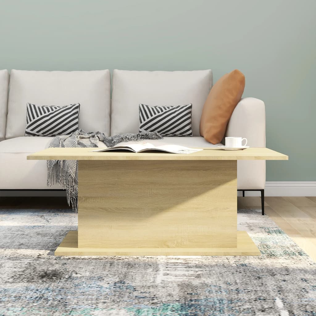 Salongbord sonoma eik 102x55,5x40cm konstruert tre