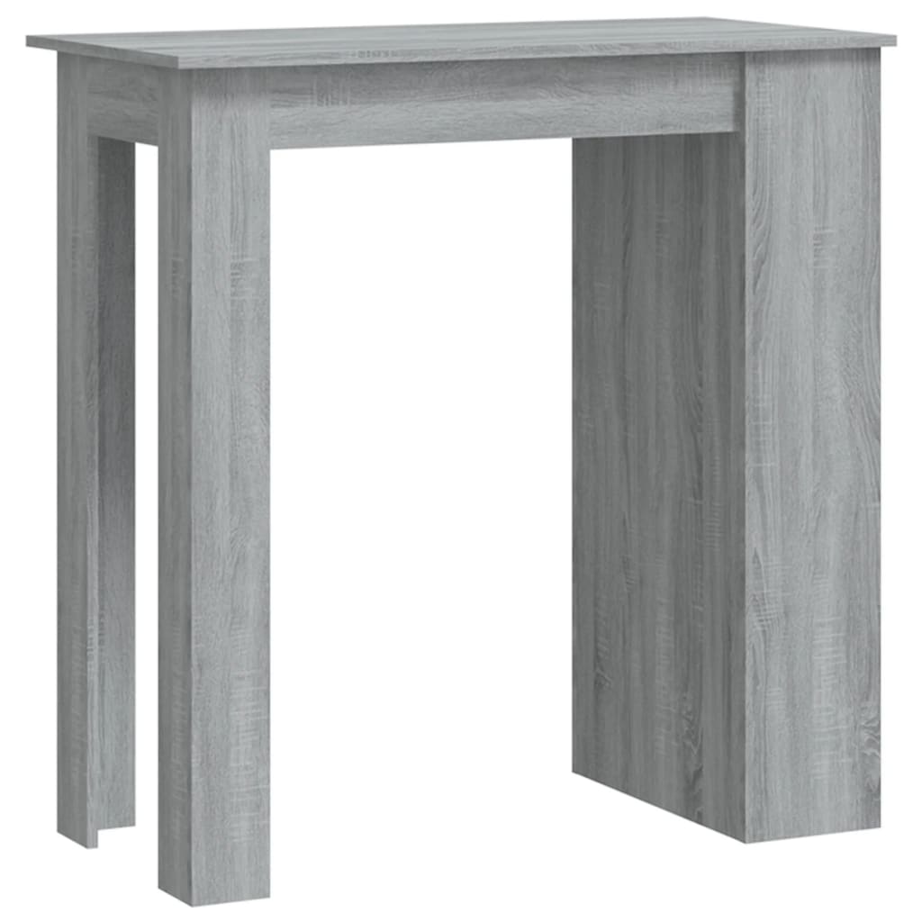Barbord med stativ grå sonoma 102x50x103,5 cm konstruert tre