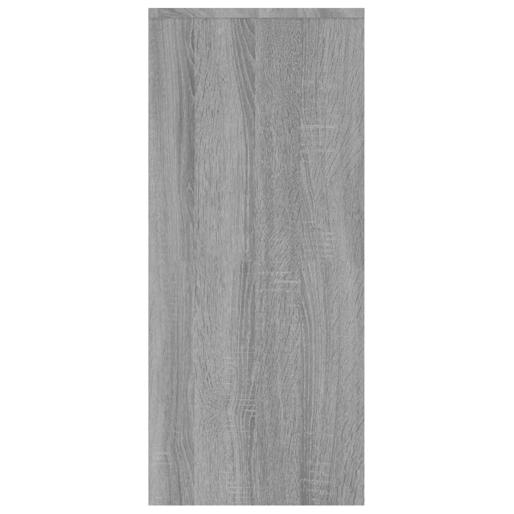 Skjenk grå sonoma eik 102x33x75 cm konstruert tre