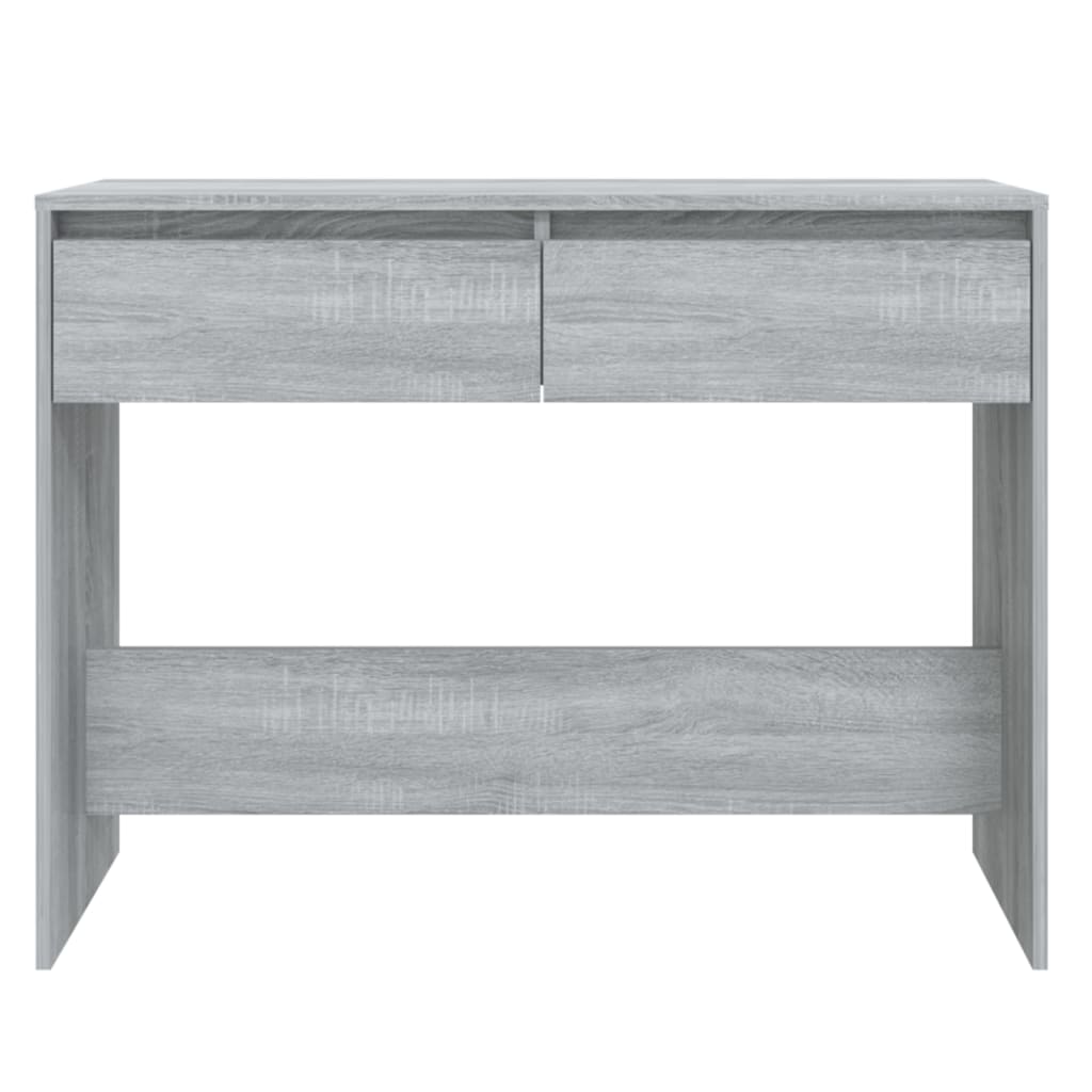 Konsollbord grå sonoma 100x35x76,5 cm konstruert tre