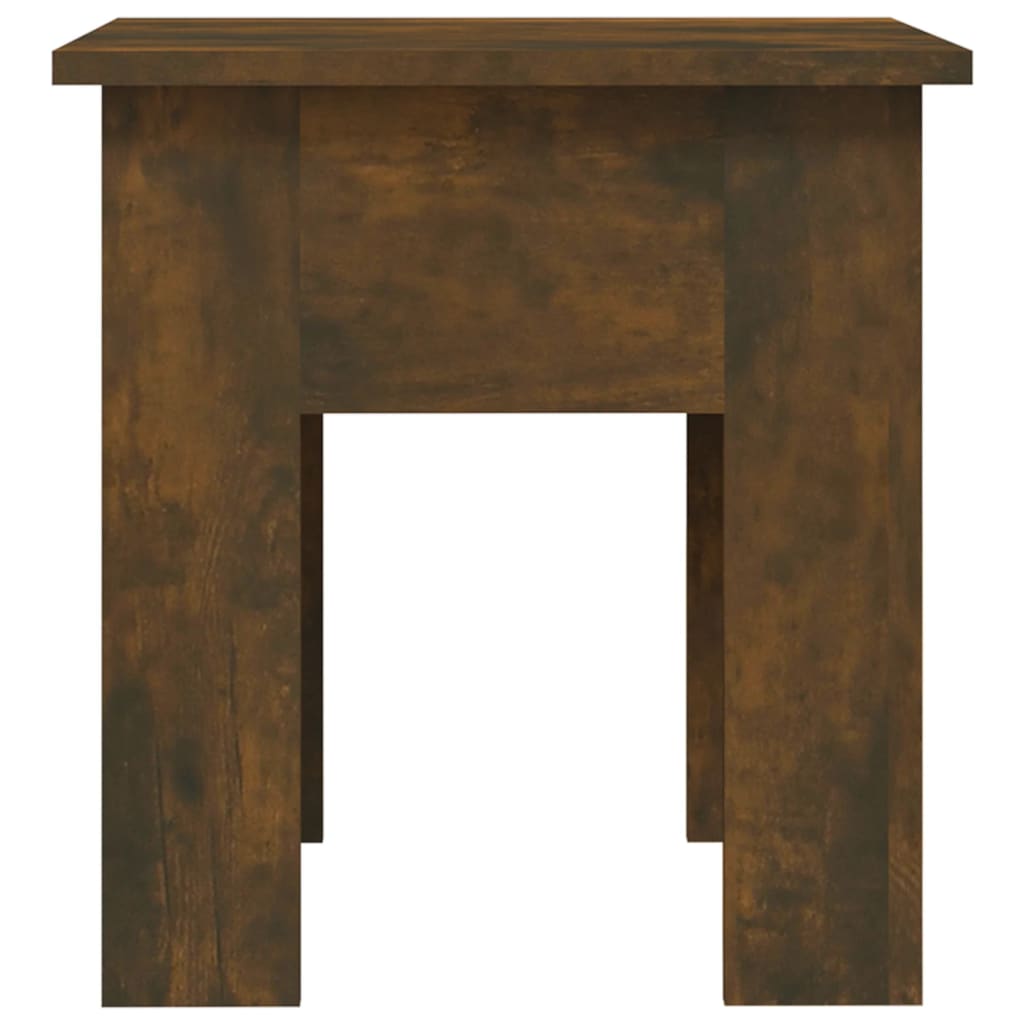 Salongbord røkt eik 40x40x42 cm konstruert tre