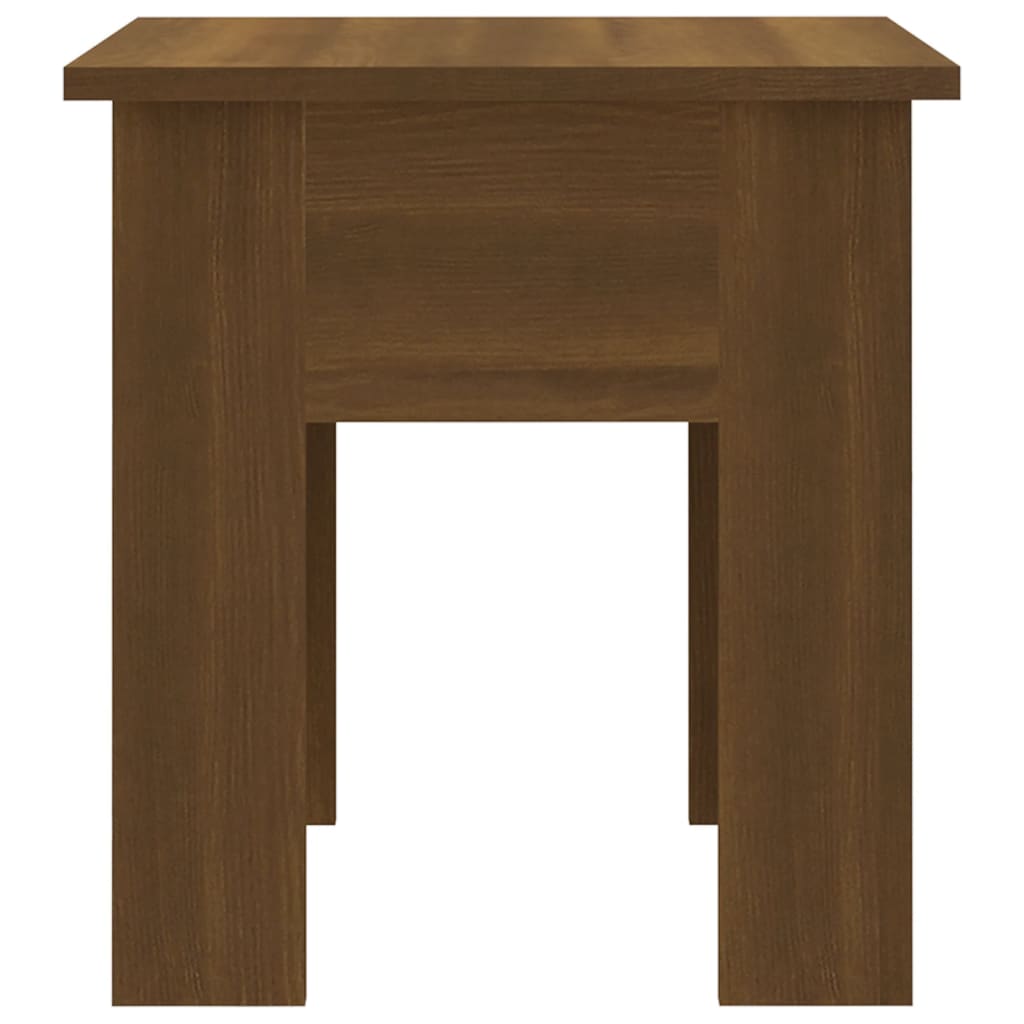 Salongbord brun eik 40x40x42 cm konstruert tre