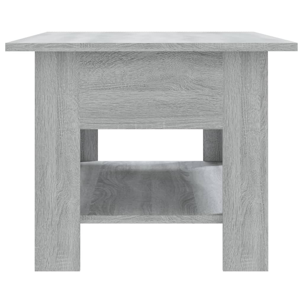 Salongbord grå sonoma 102x55x42 cm konstruert tre