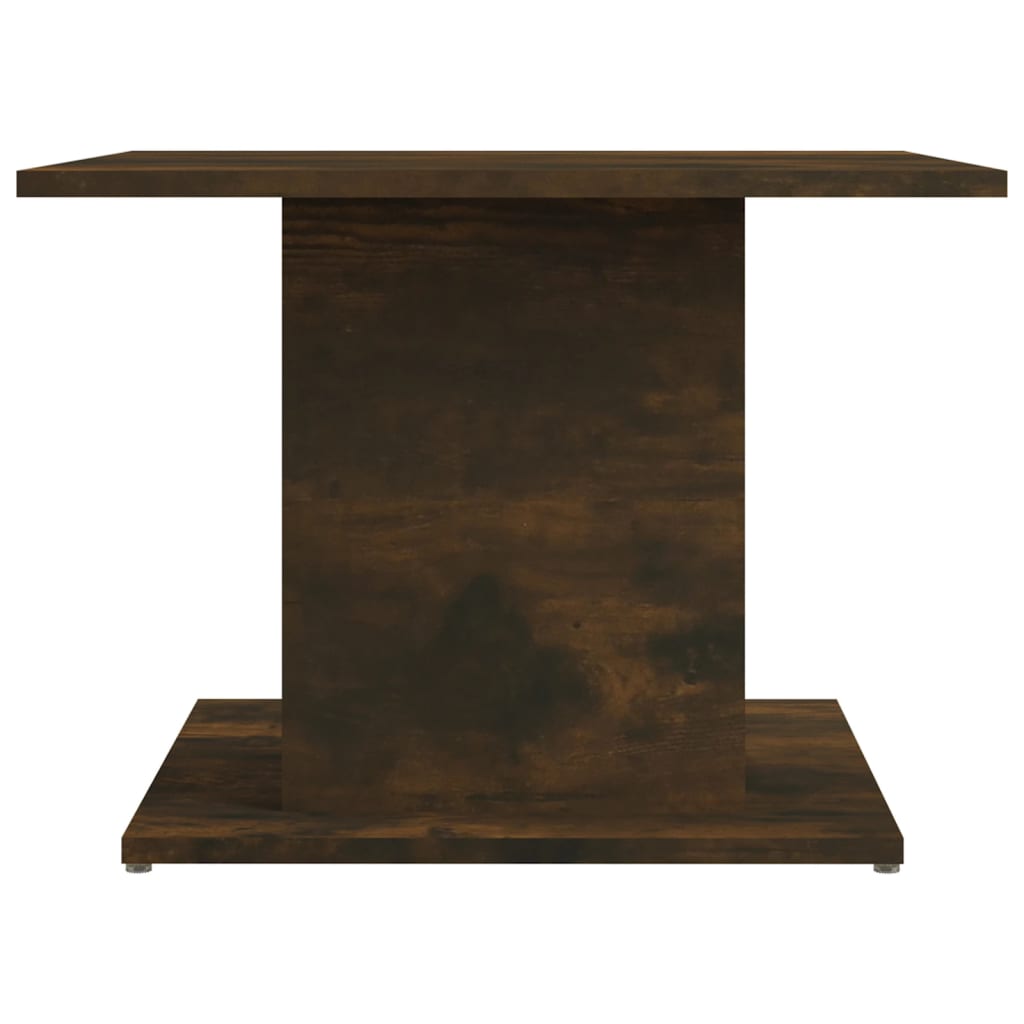 Salongbord røkt eik 55,5x55,5x40 cm konstruert tre