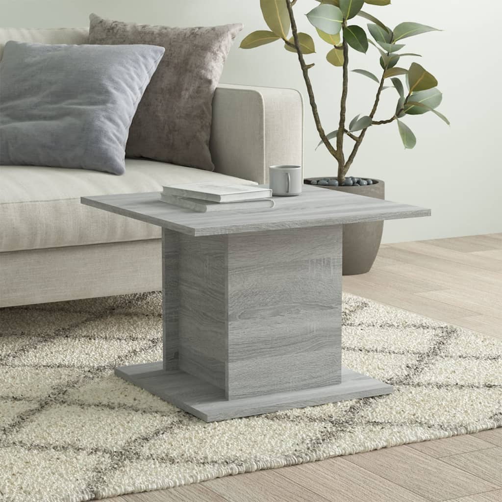 Salongbord grå sonoma 55,5x55,5x40 cm konstruert tre