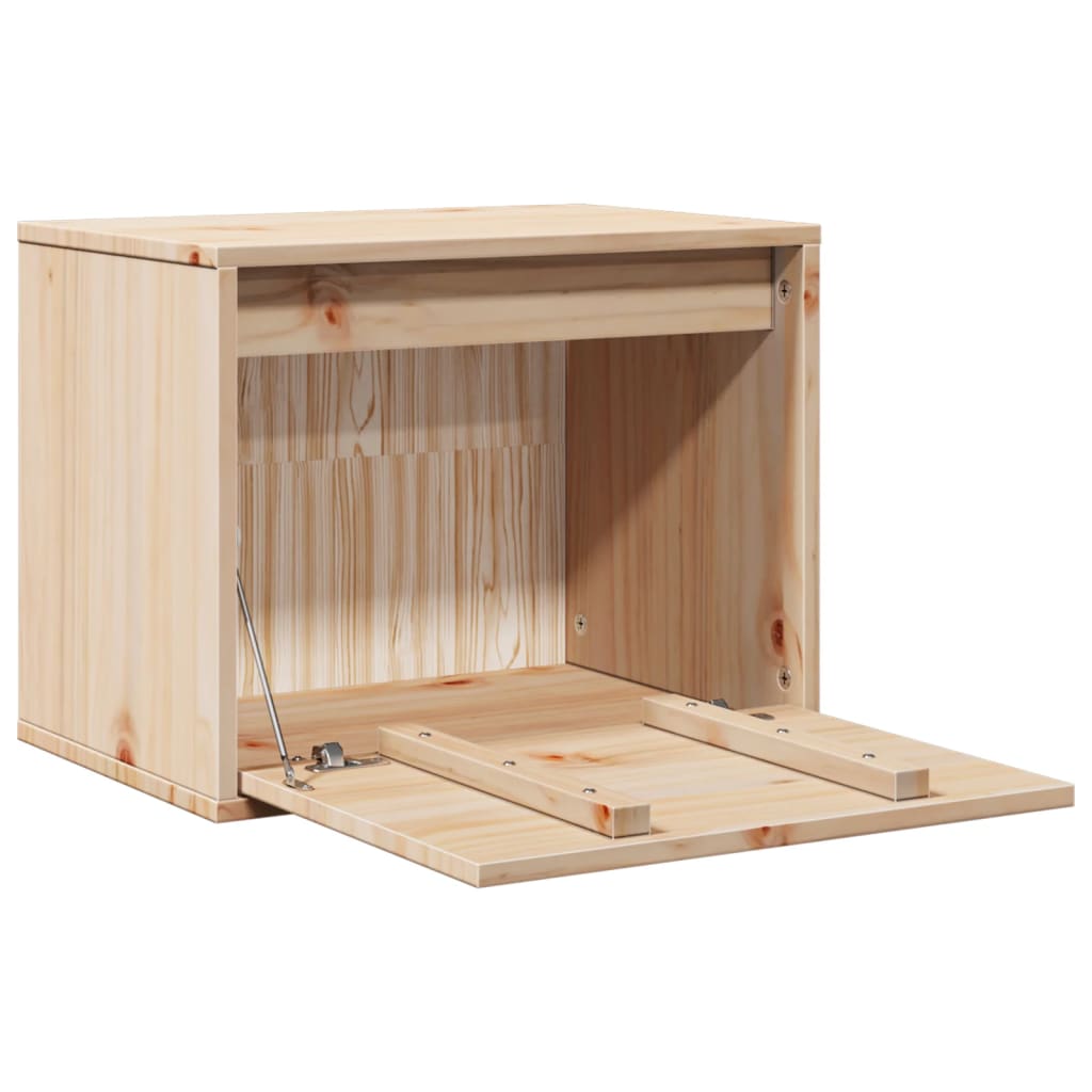 Veggskap 45x30x35 cm heltre furu vidaXL
