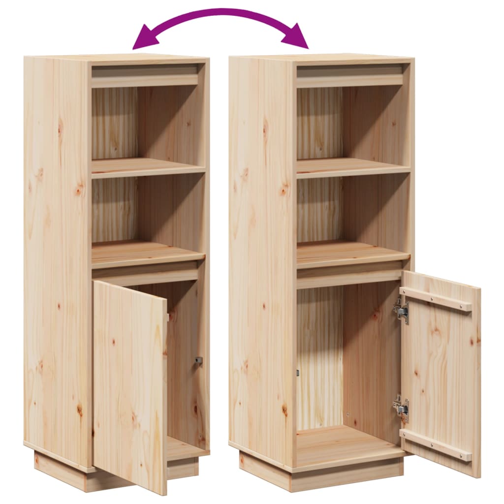Highboard 37x34x110 cm heltre furu