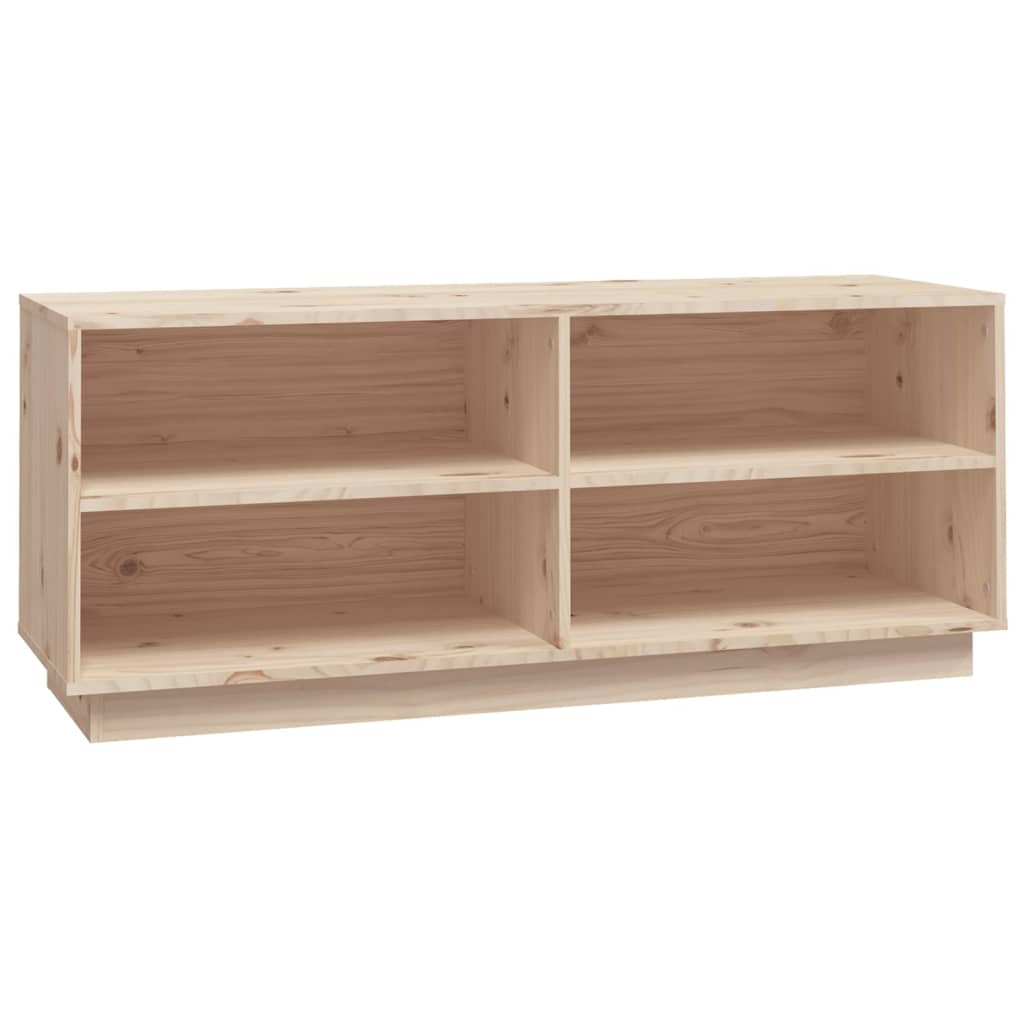 Skohylle 110x34x45 cm heltre furu