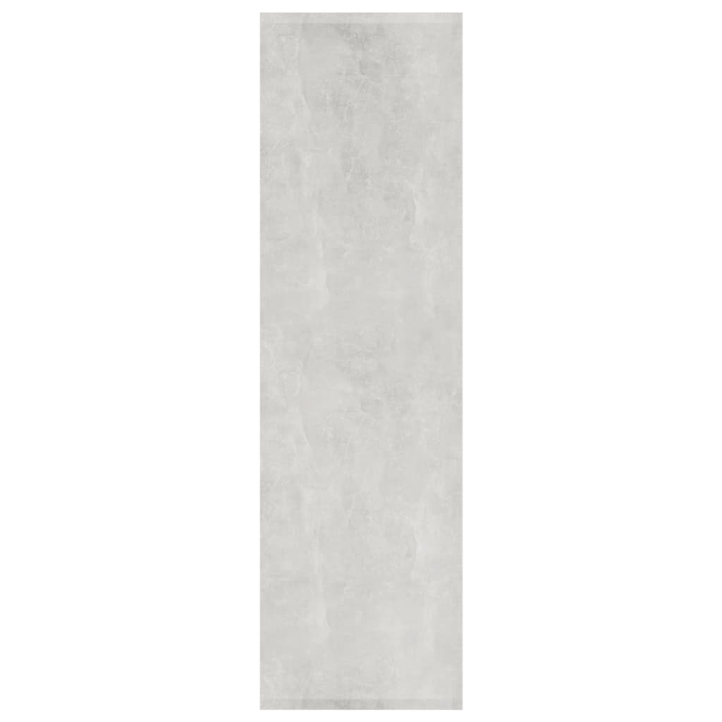 Bokhylle/romdeler betonggrå 80x30x103 cm konstruert tre