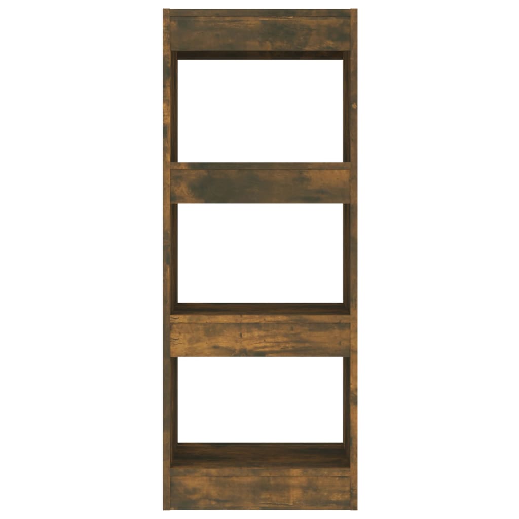 Bokhylle/romdeler røkt eik 40x30x103 cm konstruert tre