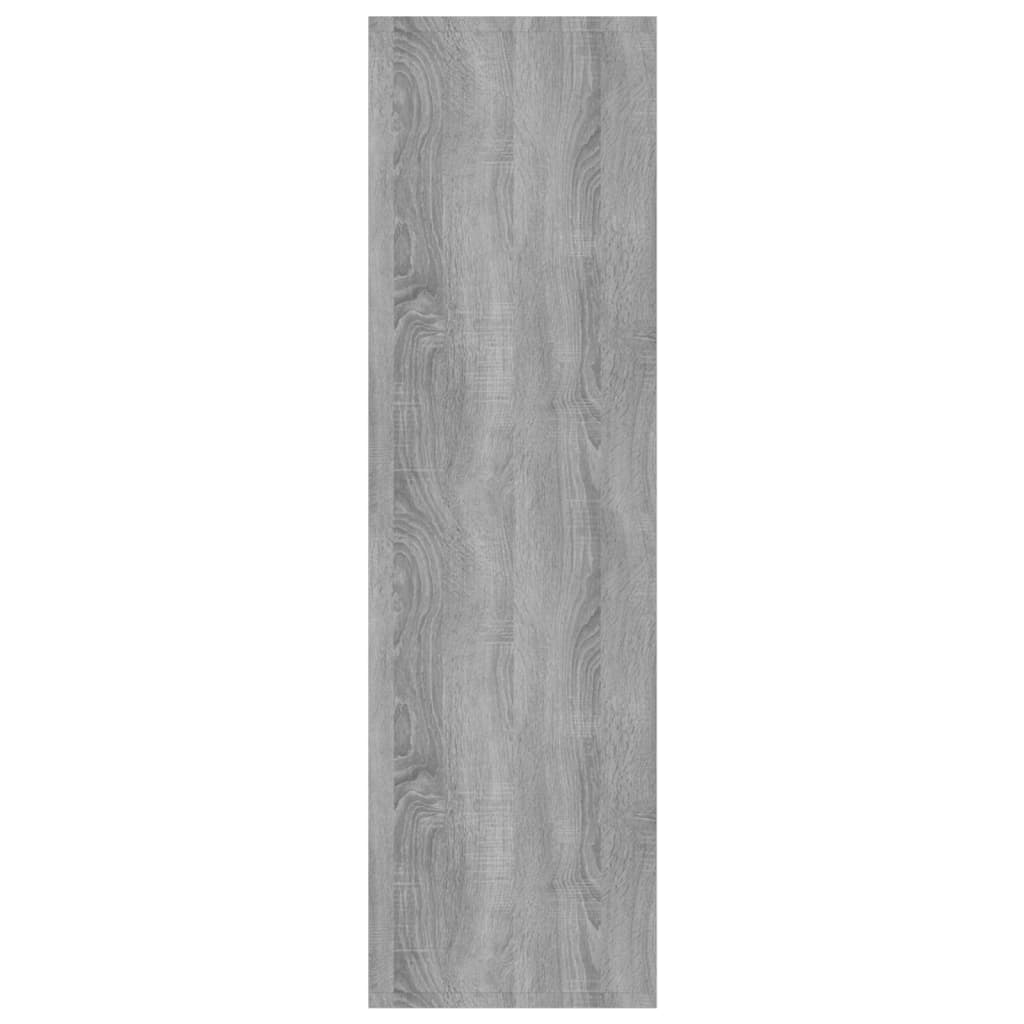 Bokhylle/romdeler grå sonoma 60x30x103 cm konstruert tre
