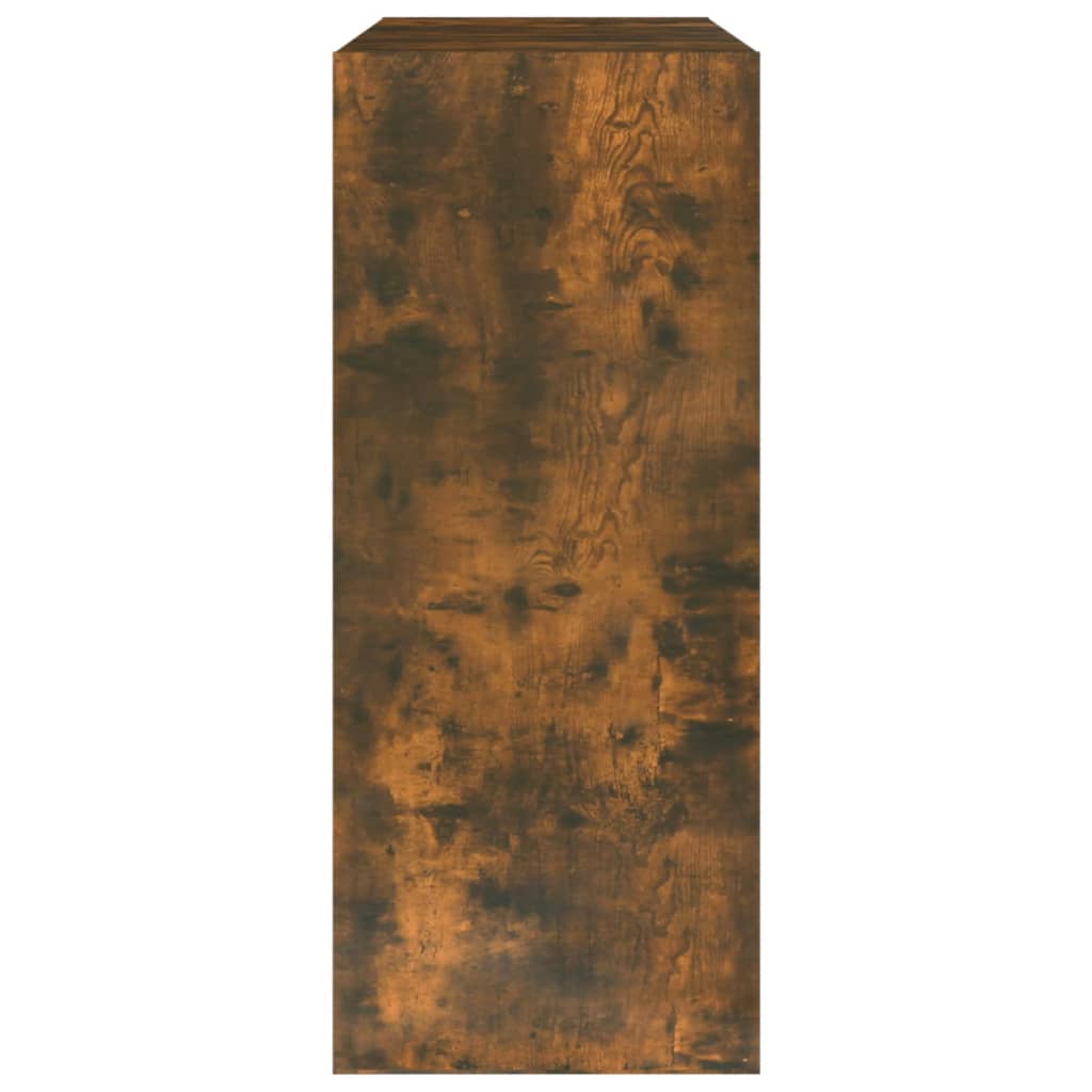 Bokhylle/romdeler røkt eik 80x30x72 cm