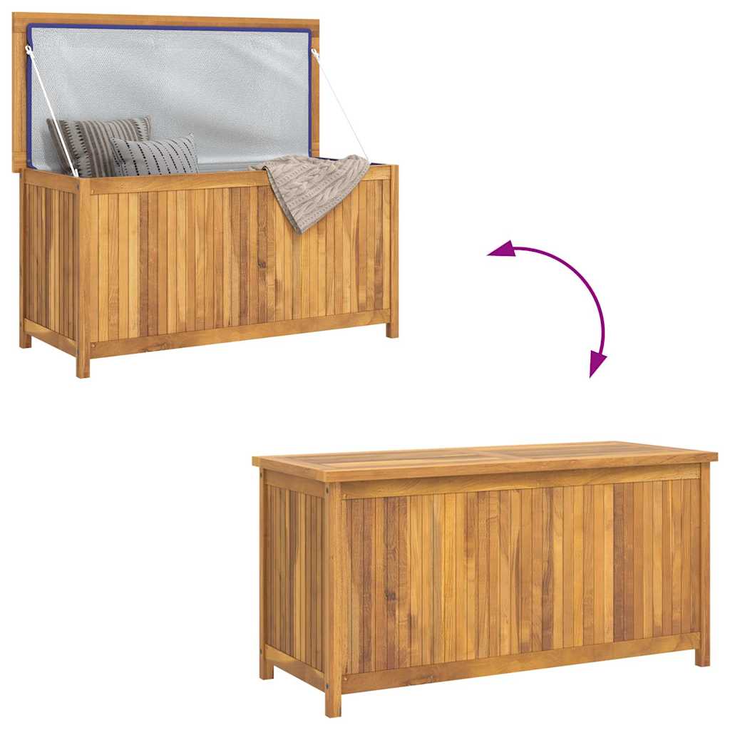 Hageboks 114x50x58 cm heltre teak