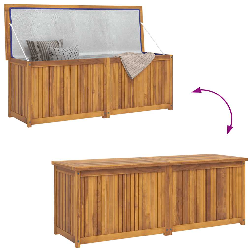 Hageboks 150x50x55 cm heltre teak