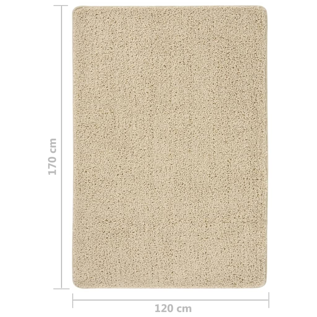 Flossteppe kremhvit 120x170 cm sklisikkert