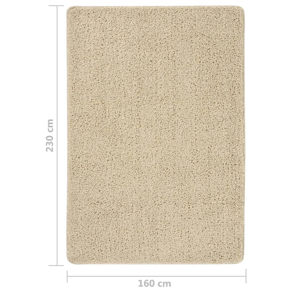 Flossteppe kremhvit 160x230 cm sklisikkert