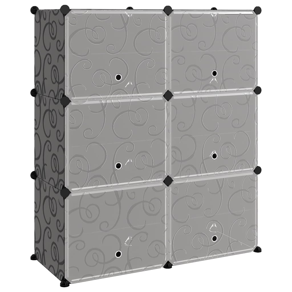 Skostativ svart 84,5x31x93,5 cm PP
